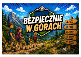 Gazetka "Bezpiecznie w górach".
