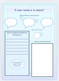 Projekt „Moje marzenie świąteczne” – mini książeczka