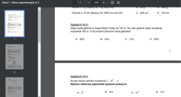 Egzamin ósmoklasisty z matematyki – arkusz nr 3 dla klasy 7