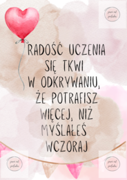 Plakat do sali lekcyjnej