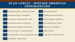 Prezentacja PowerPoint „Odkrycia geograficzne XV/XVI wieku – Kolumb, Magellan”
