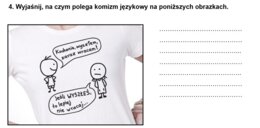 Zadania z zakresu interpunkcji, składni oraz poprawności językowej