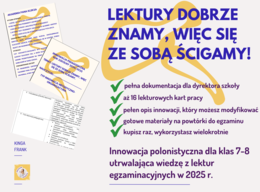 Lekturowa innowacja pedagogiczna z języka polskiego