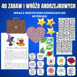 40 zabaw i wróżb andrzejkowych
