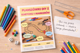 Planszówki DIY z kartonu i markerów