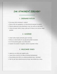 Zielnik klasowy lub szkolny