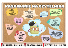 Pasowanie na czytelnika - gazetka