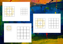 Przerysuj - pomniejsz - powiększ: 16-elementów