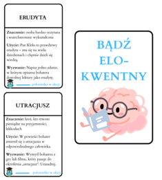 Karty ,,Słowo Dnia" wersja ,,Bądź elokwentny"