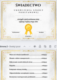 Świadectwo ukończenia szkoły podstawowej od wychowawcy- docenianie. Mrs_Physics. Fizunia