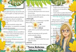 Sketchnotka/notatka - dla ucznia i przypomnienie dla nauczyciela w pdf. Temat "Gleba w mojej okolicy". Przyroda 4. "Odkrywam przyrodę" zgodna z wydawnictwem Nowa Era. Dział "Moja okolica".