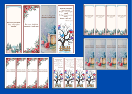 ZIMA – zakładki do książek – zakładka – biblioteka – świetlica – wersja 4