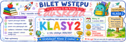 🎟️ Bilety wstępu do następnej klasy