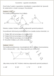 Geometria - egzamin ósmoklasisty