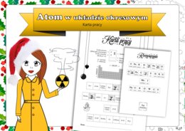 Klasa 7 Chemia. Odczytywanie informacji z układu okresowego. Świąteczna karta pracy. Święta. Christmas.