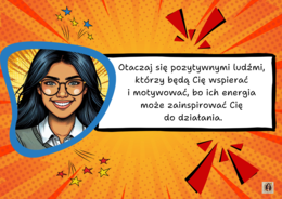 Gazetka motywacyjna "Skok w Nowy Rok".