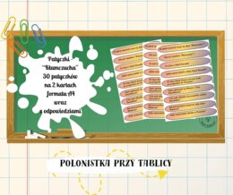 Patyczki "Kłamczucha" 30 pytań + odpowiedzi