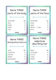 NAME THREE… WITH A DIFFERENCE / HUMAN