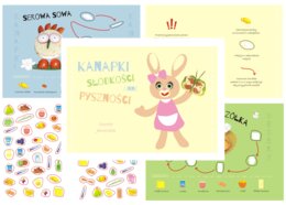 Przedszkole. Kanapki, słodkości i inne pyszności. Książka kucharska dla najmłodszych.