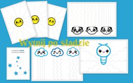 wycinaj po śladzie, wycinanki wiosenne