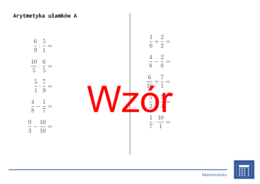 Ułamki | matematyka | zestaw promocyjny