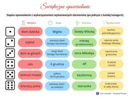 Świąteczne opowiadanie - zadanie