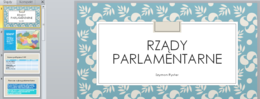 Prezentacja - rządy parlamentarne