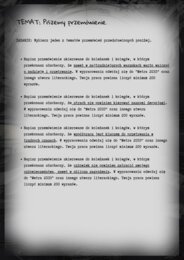 Tematy przemówień - Metro 2033