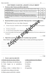 Sprawdzian wiedzy z lektury "Chłopcy z Placu Broni"