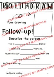 🎲✏️ Roll & Draw – Kreatywna Gra Rysunkowa po angielsku! 🎨🧠