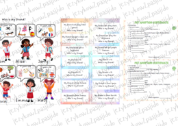 Zestaw gramatyczny czasowniki have got can to be is are am