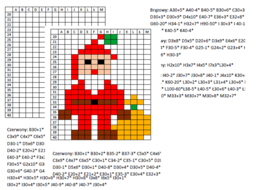 Mikołajkowa kodowanka- wyliczanka dla klasy 2