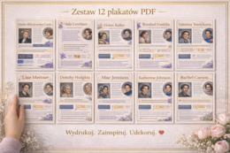 Dzień Kobiet – plakaty inspirujące kobiety nauki