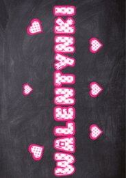 Freebie Darmowy Napis na gazetkę szkolną Walentynki