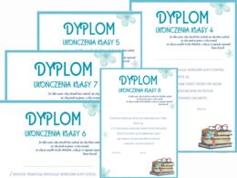 Dyplom na zakończenie roku