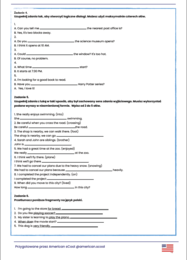 Powtórka do e8 angielski