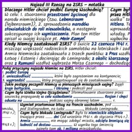 Najazd III Rzeszy na ZSRS – notatki i karta pracy