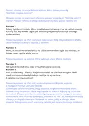 Scenariusz przedstawienia z okazji Narodowego Święta Odzyskania Niepodległości