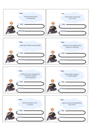 Karty "Kiedy... czuję... potrzebuję". Tus. Rewalidacja.