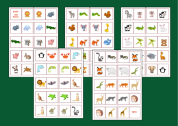 DZIEŃ ZWIERZĄT - domino obrazkowe - biblioteka