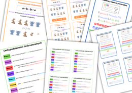 Wklejki i plakaty matematyczne