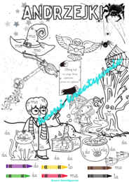 Andrzejki - plakat dla pierwszaka