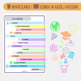 Wordsearch Book - 1400 słówek do matury i egzaminu 8-klasisty