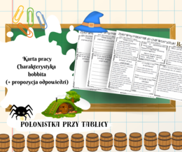 Karta pracy charakterystyka hobbita + propozycja rozwiązań