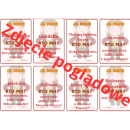 "Ja mam, kto ma?" - na podstawie lektury "Hobbit, czyli tam i z powrotem"