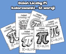 Dzień Liczby Pi - kolorowanki