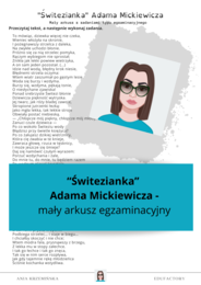 "Świtezianka" - mały arkusz egzaminacyjny E8