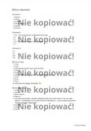 Karta pracy: Must czy Have to? B1