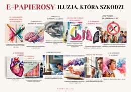 "E-papierosy: iluzja, która szkodzi" – gazetka edukacyjna
