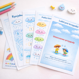 Karty pracy „Deszczowe przygody”